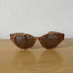 Vintage Jean Lafont Paris Leopard Sunglasses